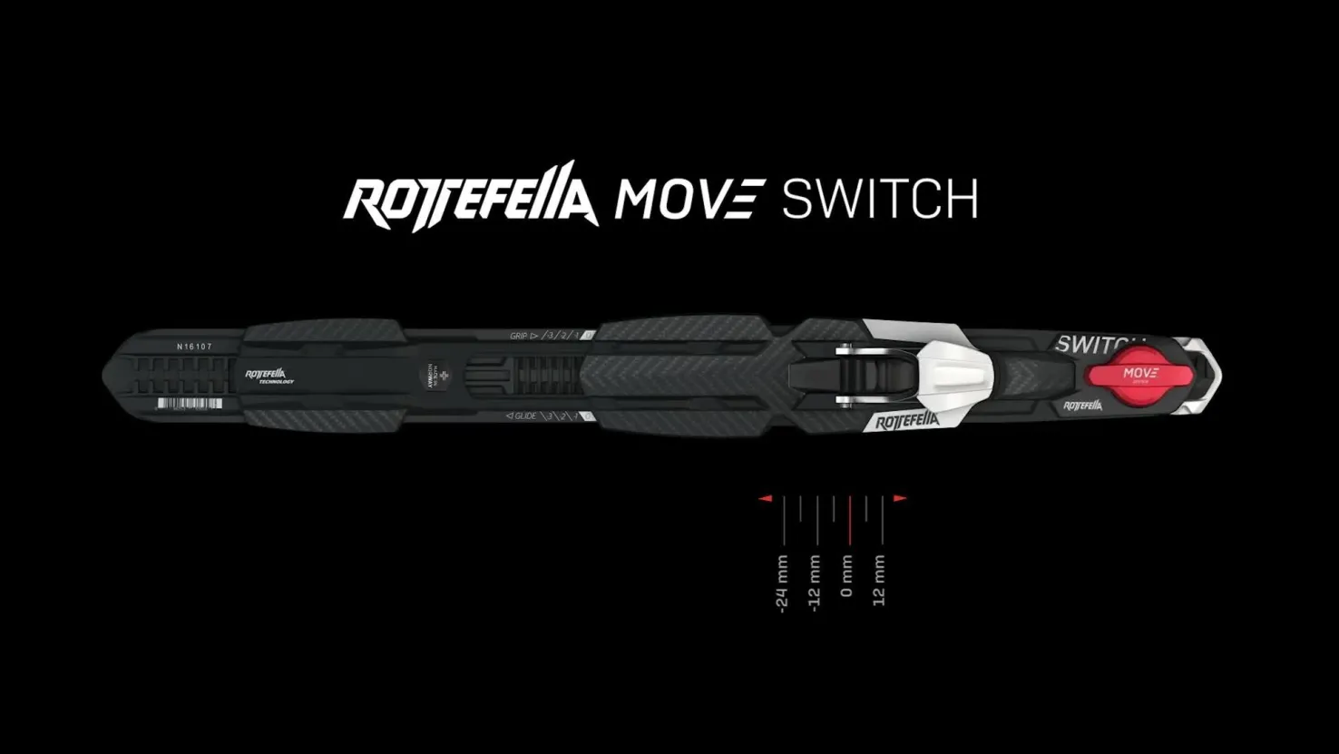 Rottefella MOVE Switch Kit NIS 2.0 & 3.0 24/25, side adapterilevyllä - Hiihtositeet - Rottefella MOVE Switch Kit NIS 2.0 & 3.0 24/25, side adapterilevyllä