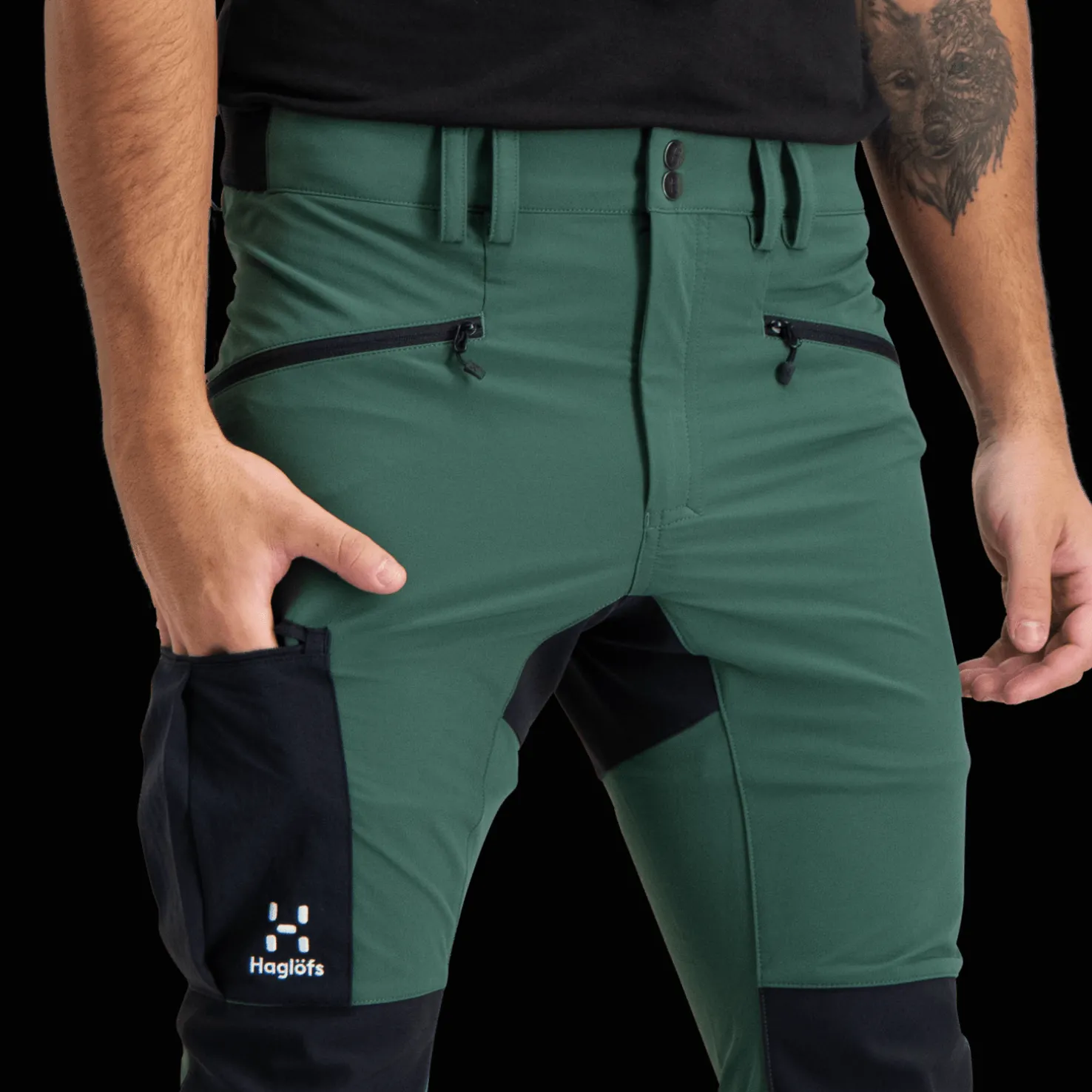 Rugged Slim Pant, miesten vaellushousut - Ulkoiluhousut - Rugged Slim Pant, miesten vaellushousut