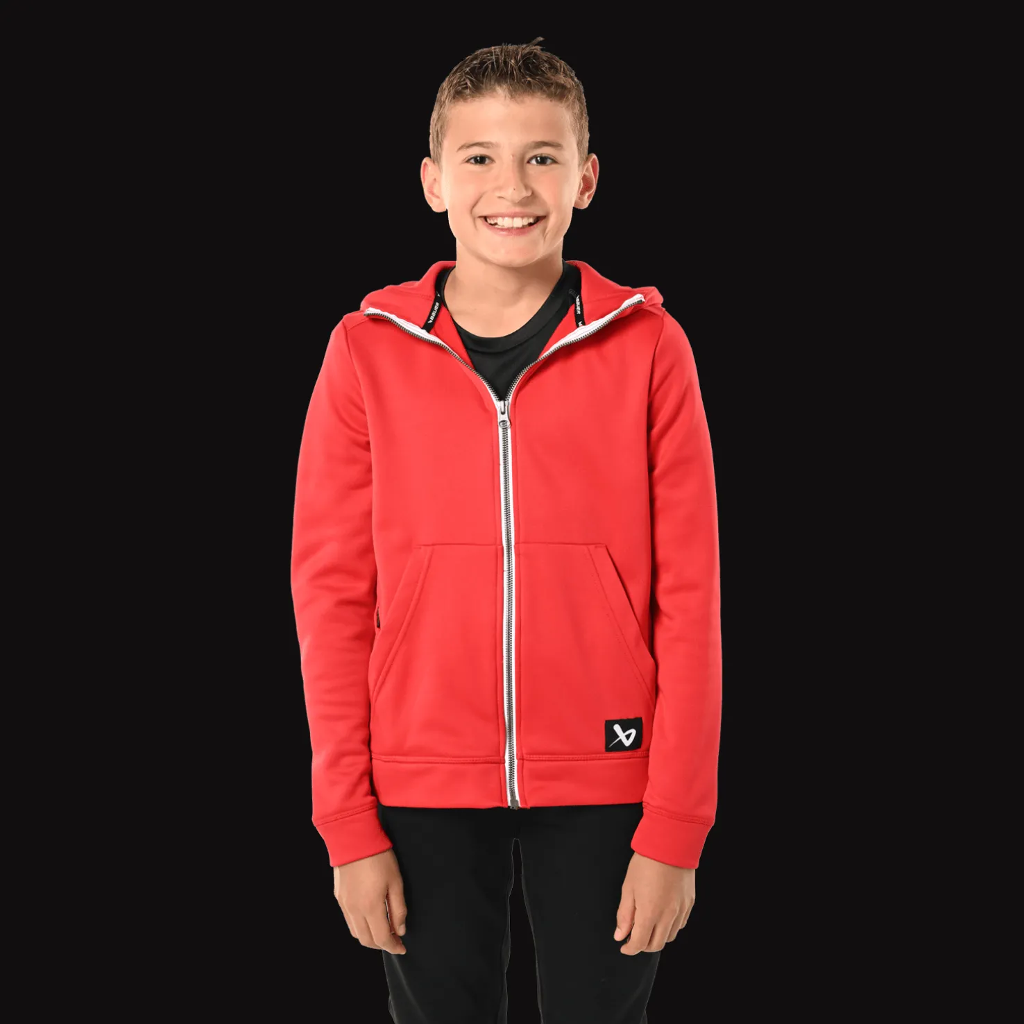 S23 Team Fleece Zip Hoodie 24/25, nuorten huppari - T-Paidat Ja Shortsit Jääkiekkoon - S23 Team Fleece Zip Hoodie 24/25, nuorten huppari