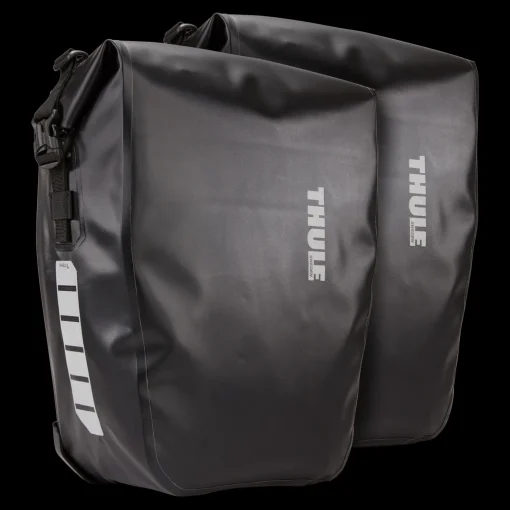 Shield Pannier large/pair black - Pyörälaukut ja korit - Shield Pannier large/pair black