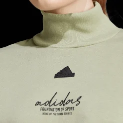 Signature Graphic Embroidery Fleece Crop Sweatshirt, naisten collegepaita - Vapaa-Ajan Paidat - Signature Graphic Embroidery Fleece Crop Sweatshirt, naisten collegepaita