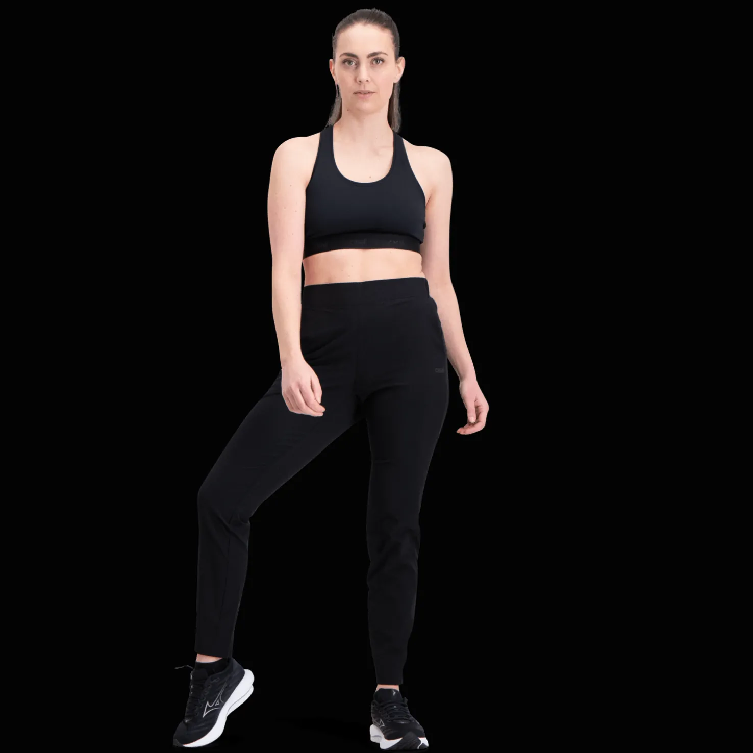 Slim Woven Pants, naisten treenihousut - Treenivaatteet Naisten - Slim Woven Pants, naisten treenihousut