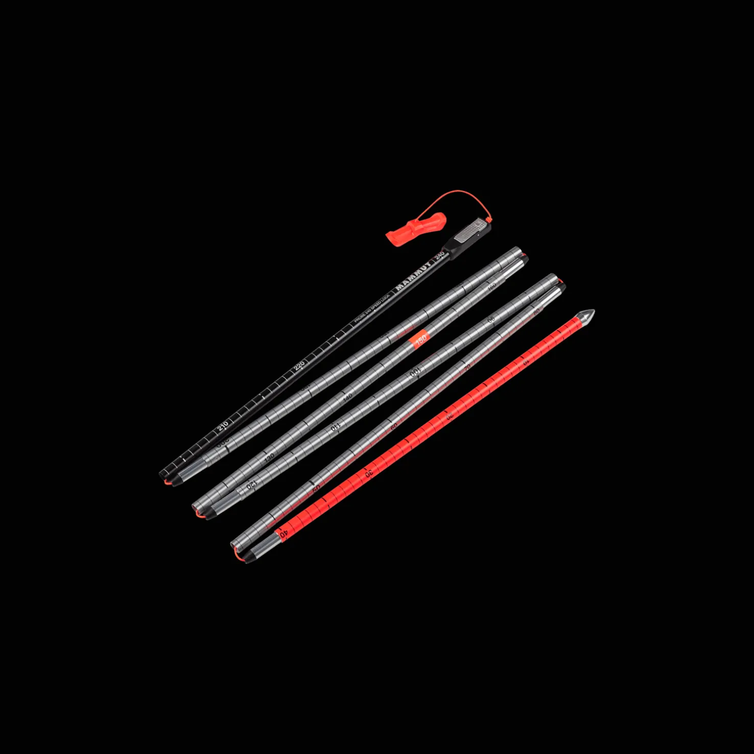 Snow Safety Acc. Probe 240 speed lock 24/25, lumivyörysondi - Piipparit, Lapiot Ja Sondit - Snow Safety Acc. Probe 240 speed lock 24/25, lumivyörysondi