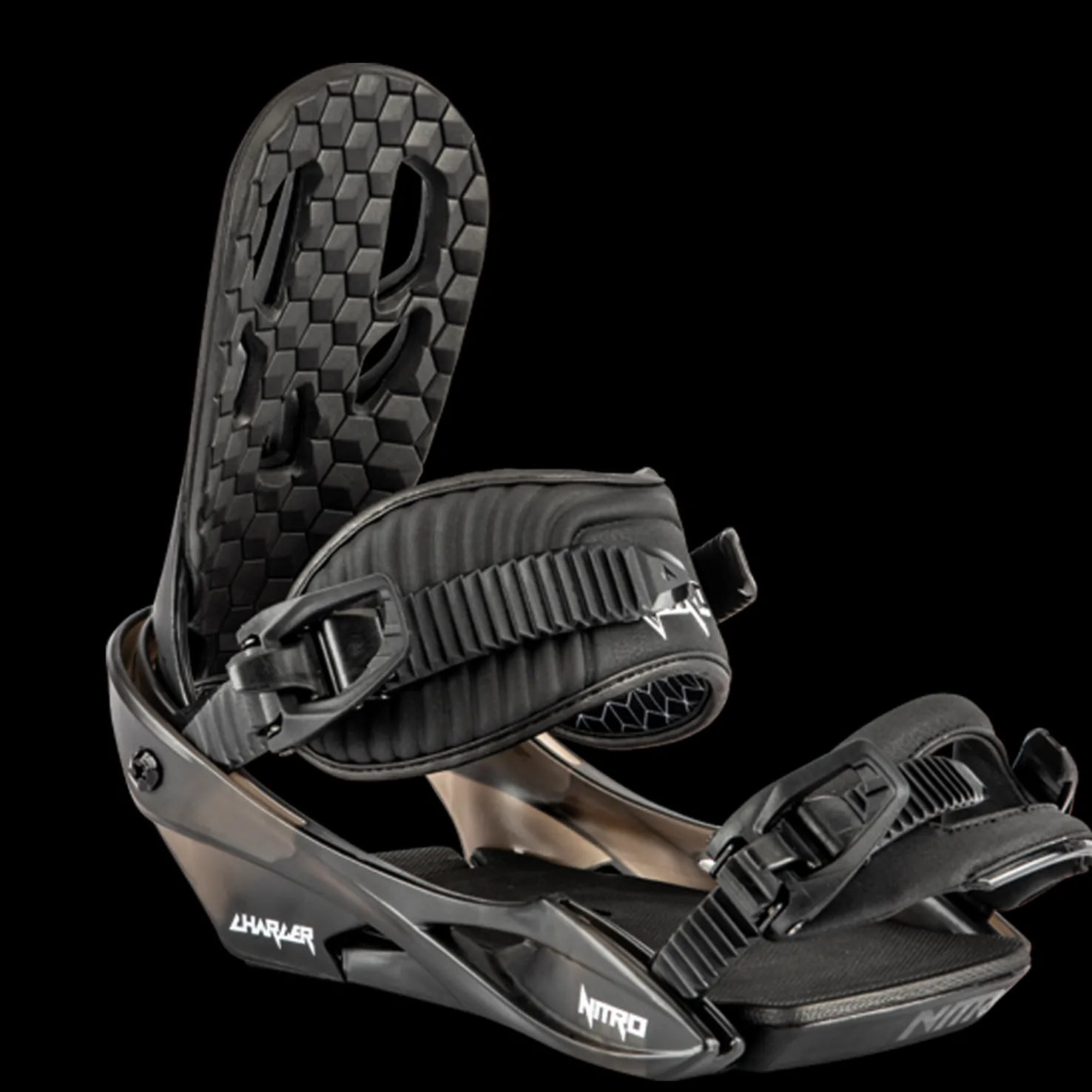 Snowboard Bindings Charger JR 24/25, nuorten lumilauta - Lumilautasiteet - Snowboard Bindings Charger JR 24/25, nuorten lumilauta