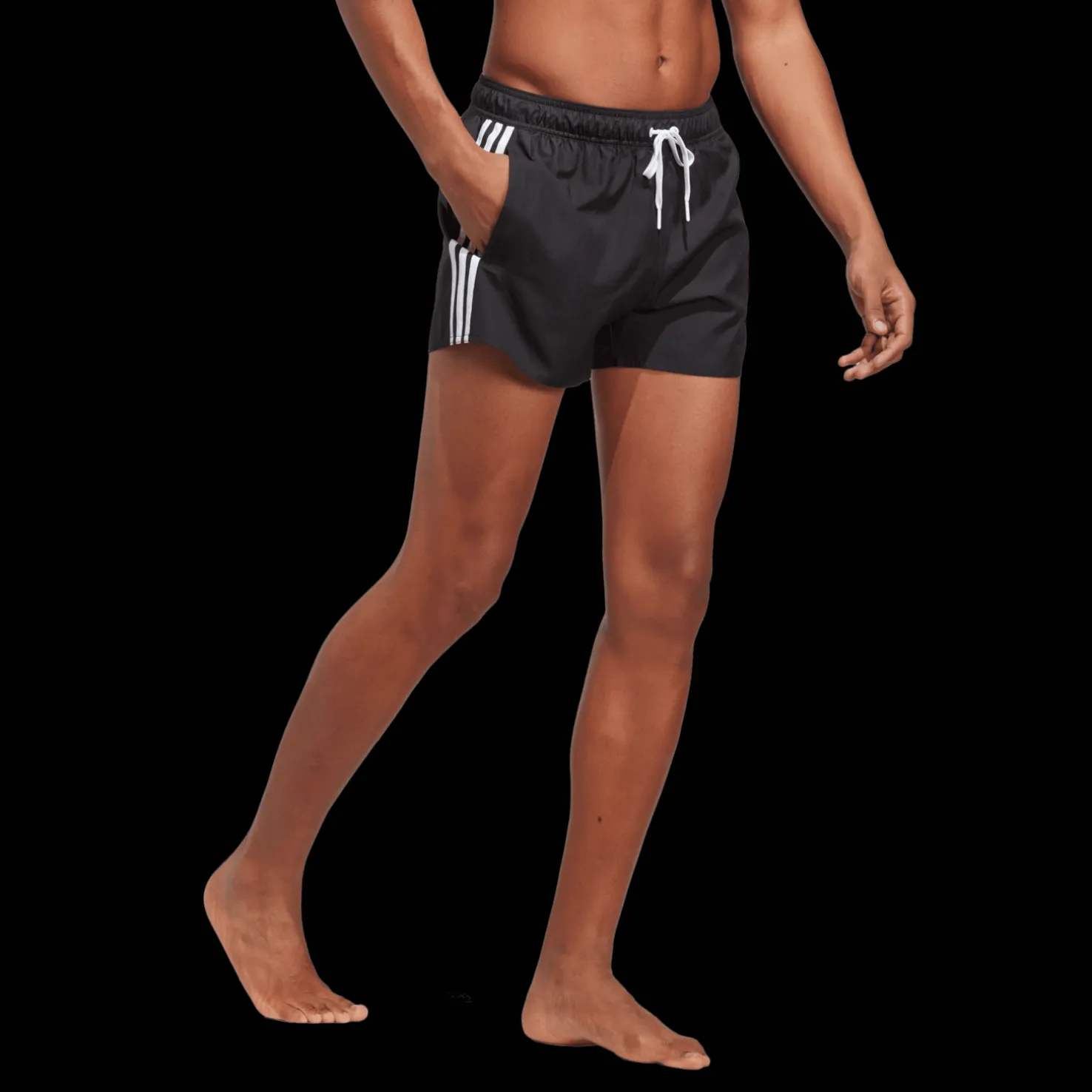 3-Stripes CLX Very-Short-Length Swim Shorts, miesten uimashortsit - Uimashortsit - 3-Stripes CLX Very-Short-Length Swim Shorts, miesten uimashortsit