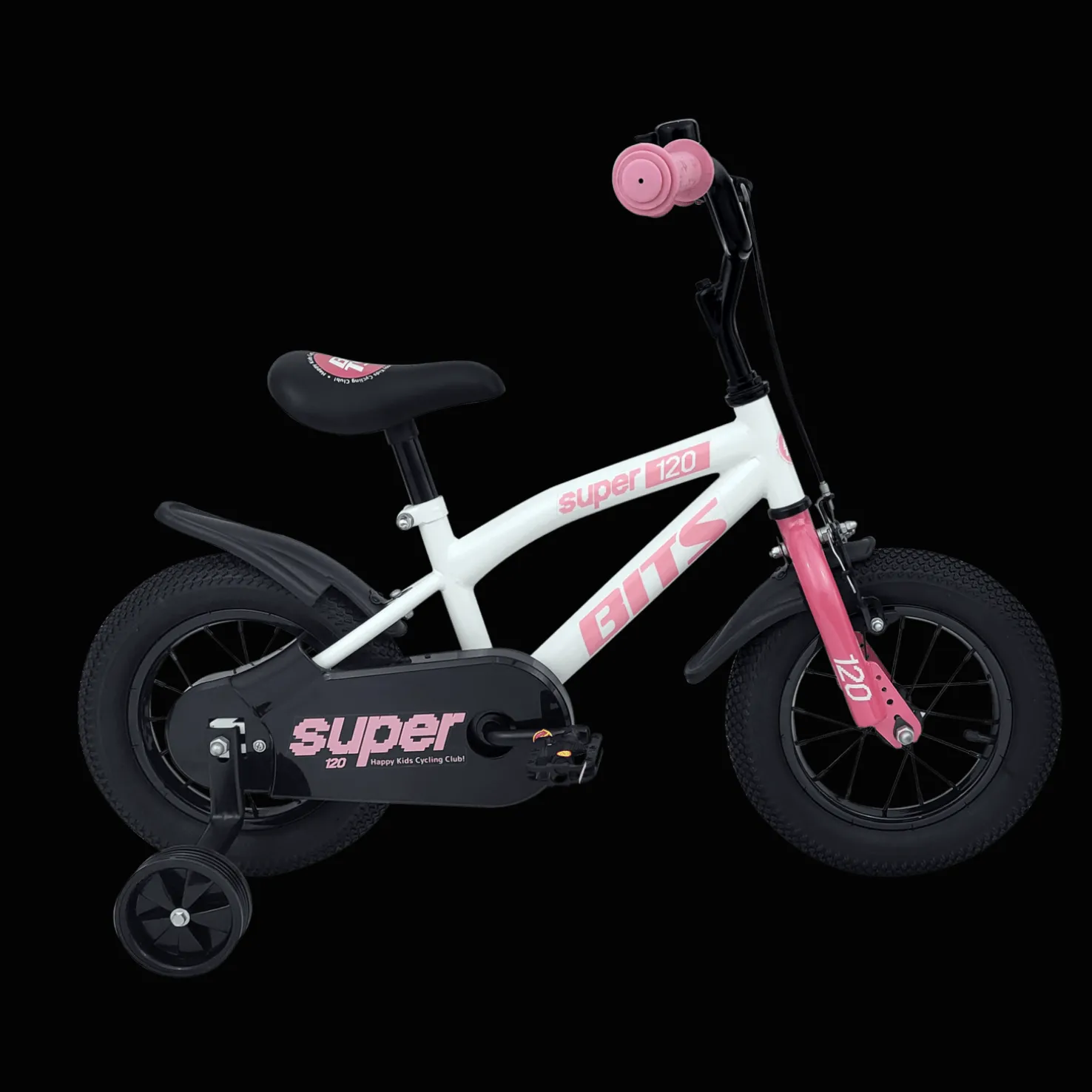 Super 12 WHITE/PINK 25, lasten pyörä - Lasten Polkupyörät - Super 12 WHITE/PINK 25, lasten pyörä