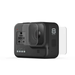 Tempered Glass Lens + Screen Protectors (Hero8 Black), suojakalvo - Kameroiden lisävarusteet - Tempered Glass Lens + Screen Protectors (Hero8 Black), suojakalvo