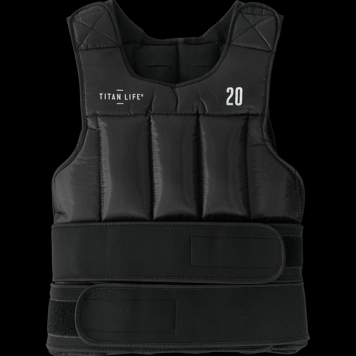 Titan Life - Weight Vest 20 kg, painoliivi - Voimaharjoitteluvälineet - Titan Life - Weight Vest 20 kg, painoliivi