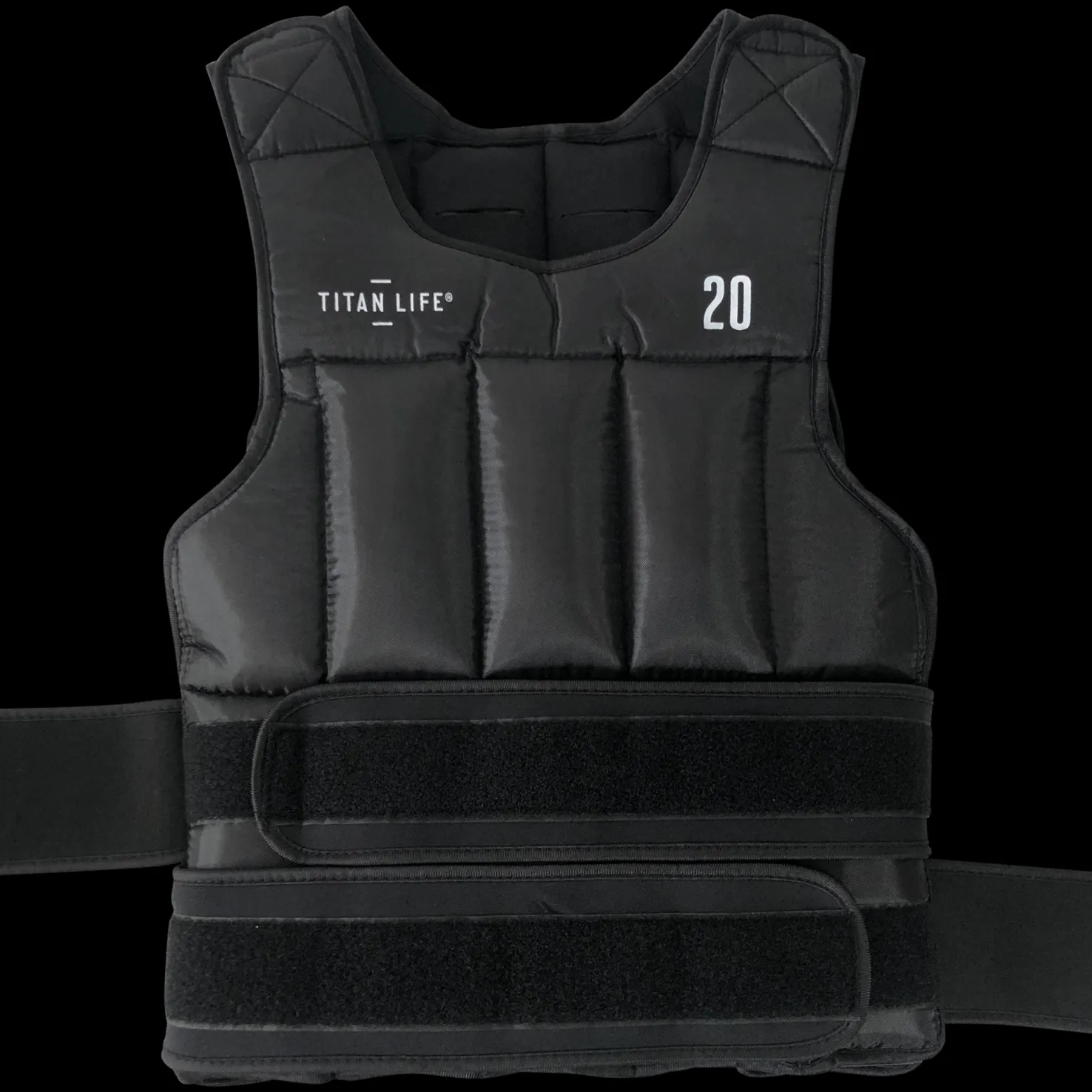 Titan Life - Weight Vest 20 kg, painoliivi - Voimaharjoitteluvälineet - Titan Life - Weight Vest 20 kg, painoliivi