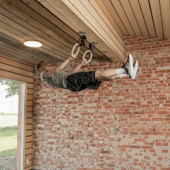 Titan Life - Wooden Gymrings, voimistelurenkaat - Core-Harjoittelu - Titan Life - Wooden Gymrings, voimistelurenkaat