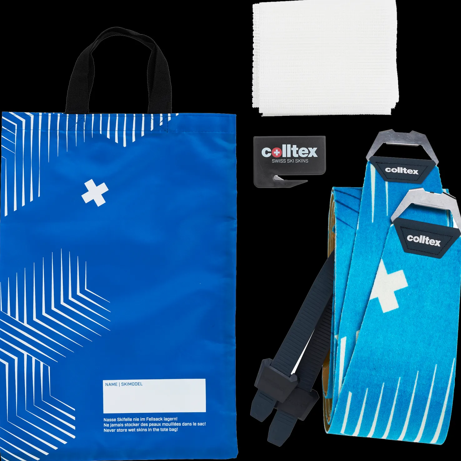 Touring Skins Acc. Colltex Tödi Crystal Mix 120mm 24/25, vaihtokarvat - Skinit Maastohiihto- Ja Randosuksiin - Touring Skins Acc. Colltex Tödi Crystal Mix 120mm 24/25, vaihtokarvat