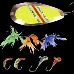Trout icefishing lure pack, houkuttimet taimenen pilkintään - Pilkit - Trout icefishing lure pack, houkuttimet taimenen pilkintään
