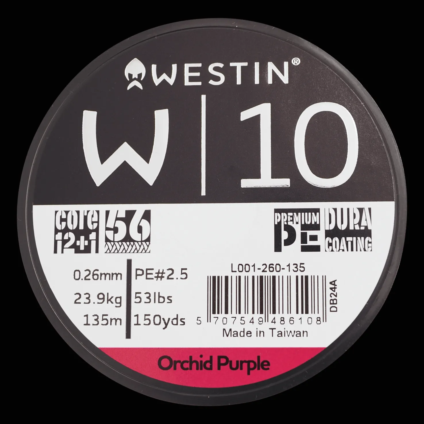 W10 13 Braid Orchid 0,26 mm 135 m 23.9 kg, monikuitusiima - Siimat Ja Perukkeet Kalastukseen - W10 13 Braid Orchid 0,26 mm 135 m 23.9 kg, monikuitusiima
