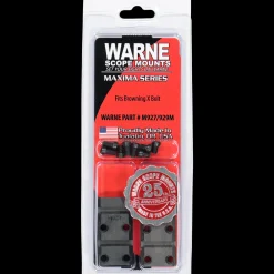 Warne Base Browning X-pultti kiikaritähtäimen kiinnikelevyt Musta/matta - Kiikarinjalat - Warne Base Browning X-pultti kiikaritähtäimen kiinnikelevyt Musta/matta