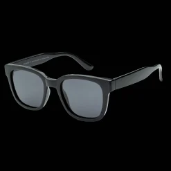 013 Waye Shiny Black Frame With Smoke Lens, aurinkolasit, unisex - Lifestyle Aurinkolasit - 013 Waye Shiny Black Frame With Smoke Lens, aurinkolasit, unisex