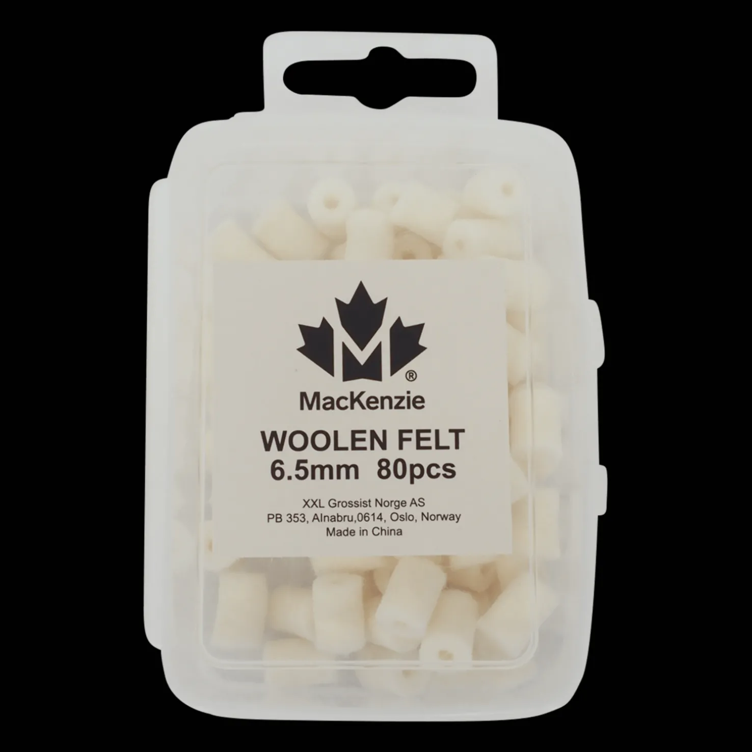 Woolen Felt Pellets, 6,5mm, puhdistustulpat - Asehuolto - Woolen Felt Pellets, 6,5mm, puhdistustulpat