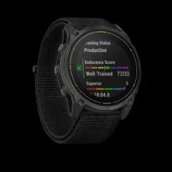 Enduro 3 – 51 mm, Solar, Sapphire, Carbon Gray DLC Ti, ultrafit Nylon Strap, älykello, unisex - Sykemittarit - Enduro 3 – 51 mm, Solar, Sapphire, Carbon Gray DLC Ti, ultrafit Nylon Strap, älykello, unisex