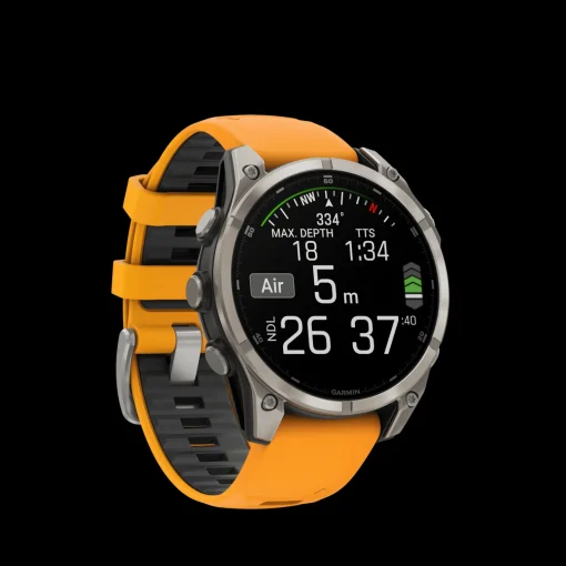 fenix 8 – 47 mm, AMOLED, Sapphire, Titanium, älykello, unisex - Sykemittarit - fenix 8 – 47 mm, AMOLED, Sapphire, Titanium, älykello, unisex