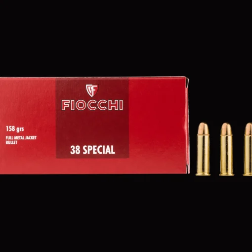 Fiocchi 38 158 grs FMJ, patruunat - Pistoolien Ja Revolverien Patruunat - Fiocchi 38 158 grs FMJ, patruunat