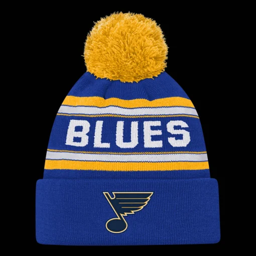 Jacquared Cuffed Knit Pom, pipo, juniori - NHL-Tuotteet - Jacquared Cuffed Knit Pom, pipo, juniori