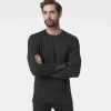 Lifa Merino Midweight Crew, miesten villapaita - Villakerrastot yläosat miehet - Lifa Merino Midweight Crew, miesten villapaita