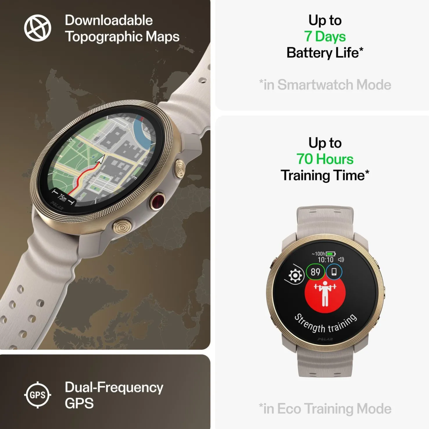 Polar Vantage M3 S-L, älykello - Sykemittarit - Polar Vantage M3 S-L, älykello