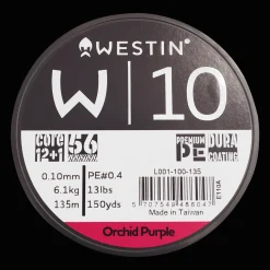 W10 13 Braid Orchid 0,10 mm 135 m 6,1 kg, monikuitusiima - Siimat Ja Perukkeet Kalastukseen - W10 13 Braid Orchid 0,10 mm 135 m 6,1 kg, monikuitusiima