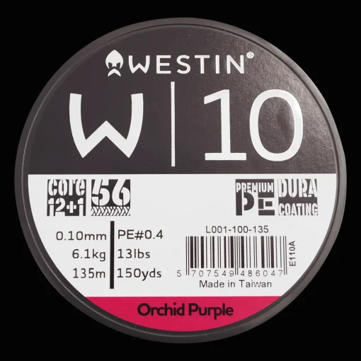 W10 13 Braid Orchid 0,10 mm 135 m 6,1 kg, monikuitusiima - Siimat Ja Perukkeet Kalastukseen - W10 13 Braid Orchid 0,10 mm 135 m 6,1 kg, monikuitusiima